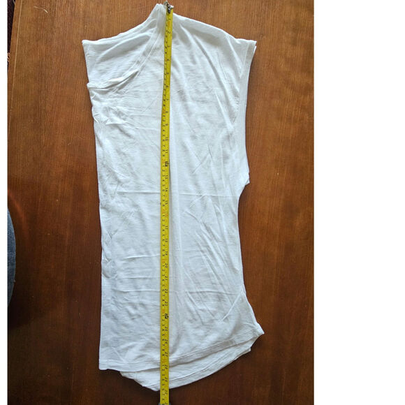 Garnet Hill White T Shirt, Pima Cotton/Modal Womens Sz L NEW - Picture 10 of 12